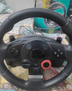 Logitech force gt Force feedback steering wheel