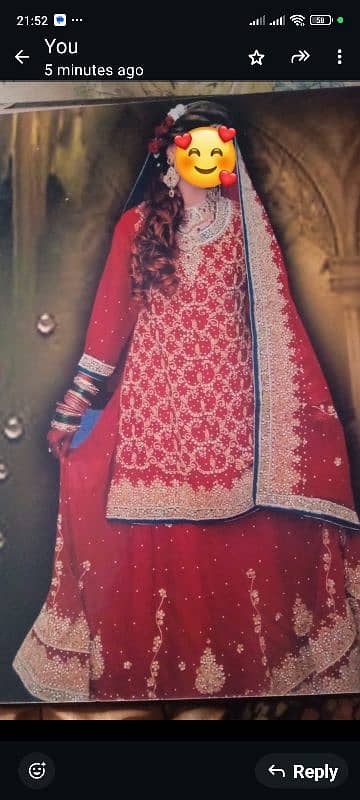 bridal dress of barat 1