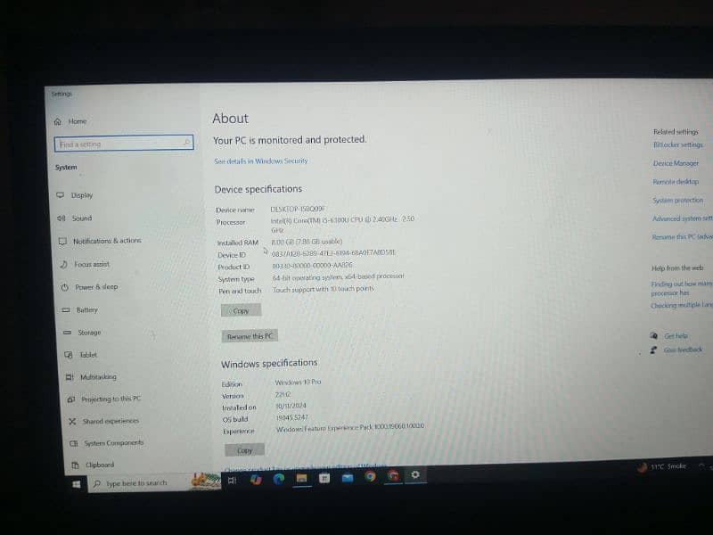 Dell Laptop Core i5 Touch support 0