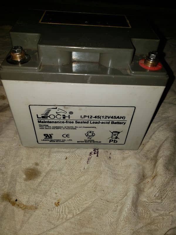 Leoch dry battery 45amp 1