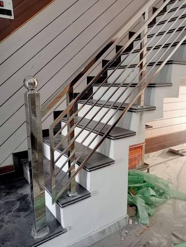 SR Stainless steel ,CNC Railing Aluminium works 0