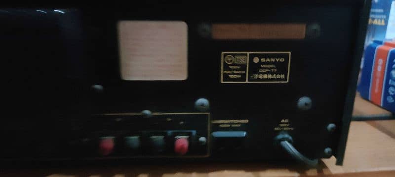 Sanyo DCP-77/Power amplifier/Denon 2