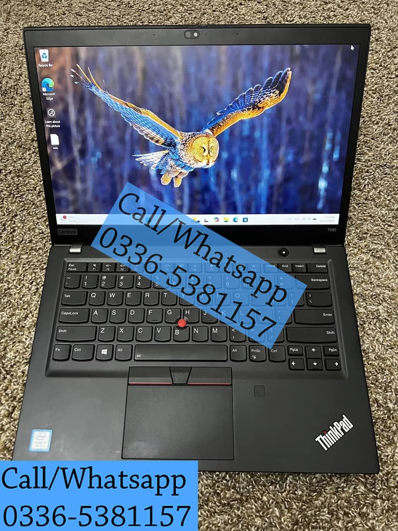 A+ Lenovo Thinkpad T490 IPS Laptop Touch Laptop 1080p Core i7 Laptop 1