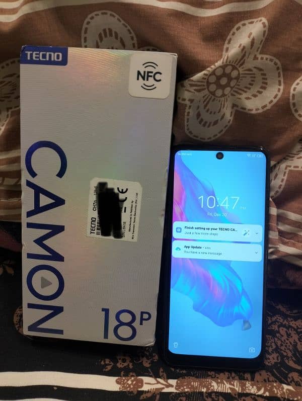 Camon 18p 8gb 128gb. dual sim approved 1