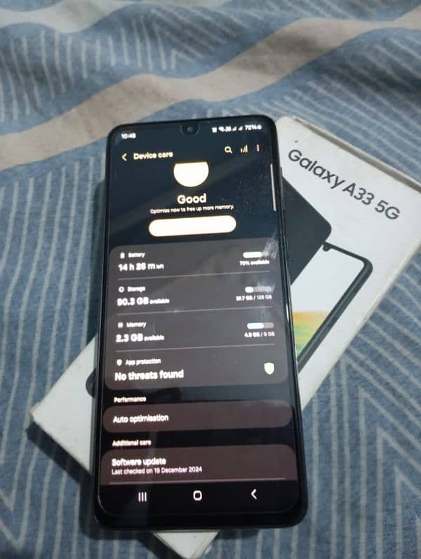 Samsung A33 5G 128gb exchange Xs max pta 2