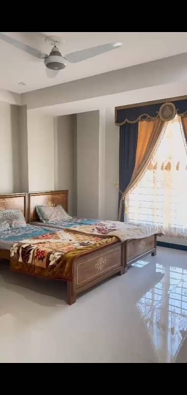 2 Bed Furnished Apartment Available For Rent In Faisal Town F-18 Islamabad. 6