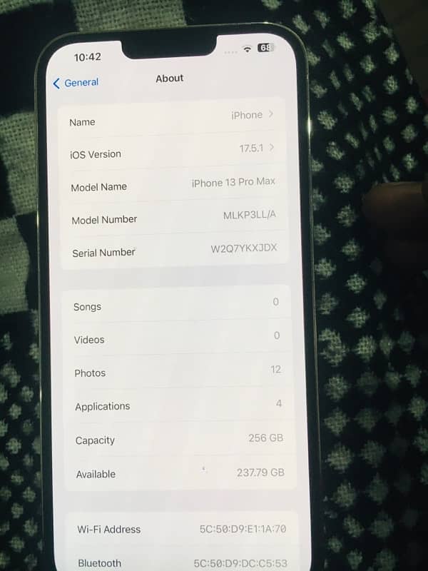 iphone 13 pro max 256GB 4