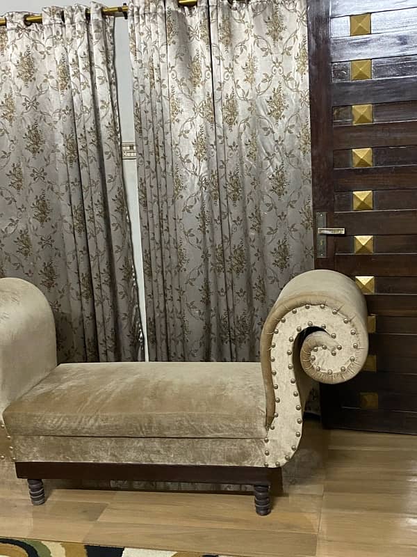 Copper sethi sofa 2 seater 1