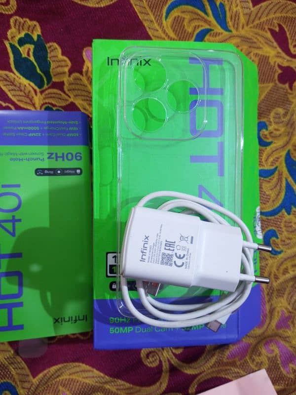 infinix hot 40i 8+8gb ram 128 gb box open new mobil  03047584893 2