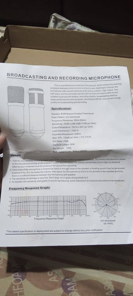 ALOGY  AM-808 MIC FOR SALE 4