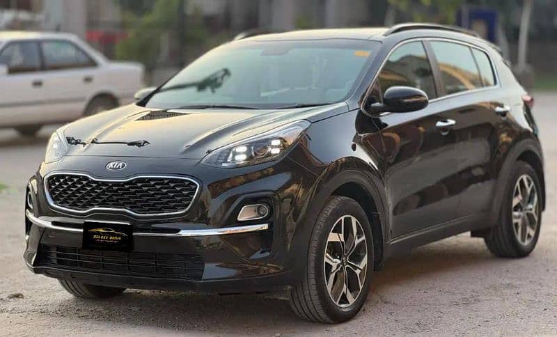 Black Kia Sportage available for rent 0