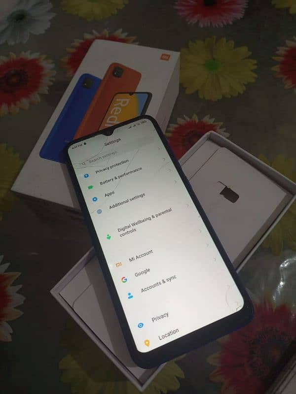 redmi 9c 3+1/64gb pta official approved with box 3