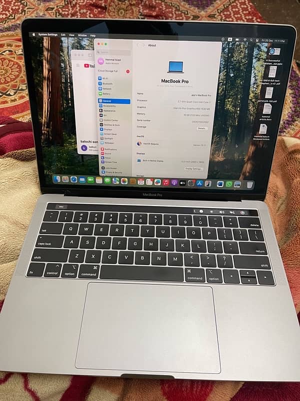 Mackbook pro 2018 6