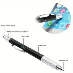 Hexagonal 7-in-1 Multifunction Stylus Pen