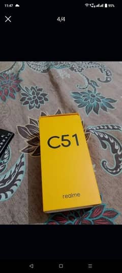 Realme C51 Black colour 4+4 Ram 64GB