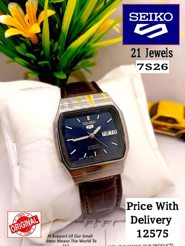 4 ہزار سے لیکر 9 ہزار تک Seiko 5 Automatic Citizen Orient 03161737353 18