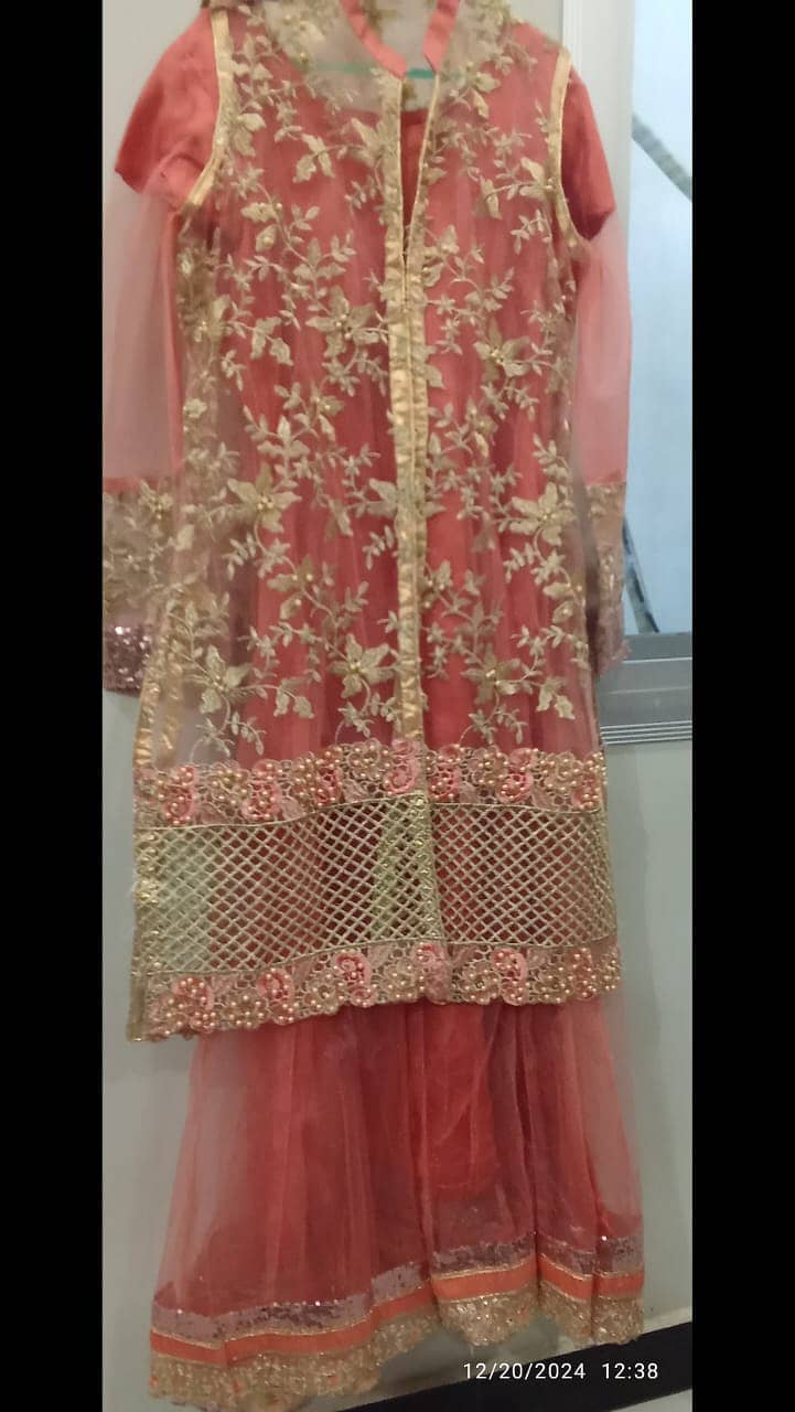 Three piece shadi wear dress at best price 7