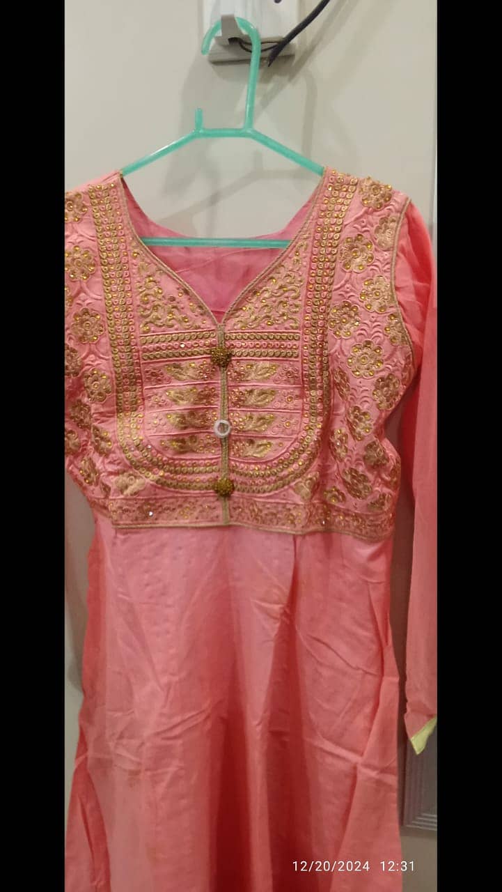 Three piece shadi wear dress at best price 17