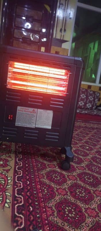 LG gas and electric heater 6