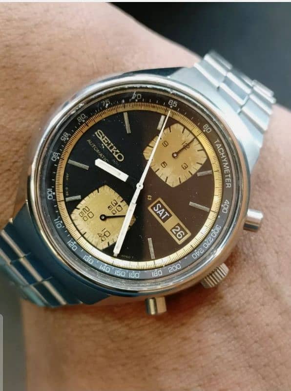 SEIKO JOHN PLAYER CHRONOGRAPH  AUTOMATIC 1