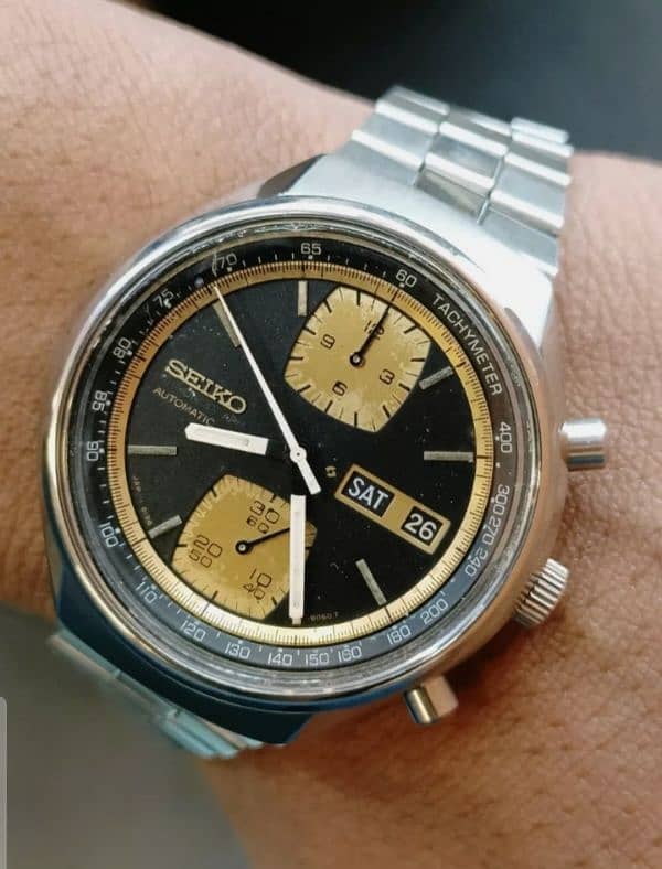 SEIKO JOHN PLAYER CHRONOGRAPH  AUTOMATIC 2