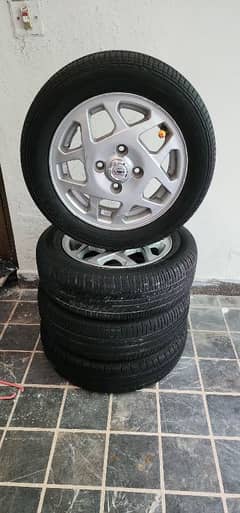 Original Alloyrims and tyres R-13wagonr ganiune alloyrims