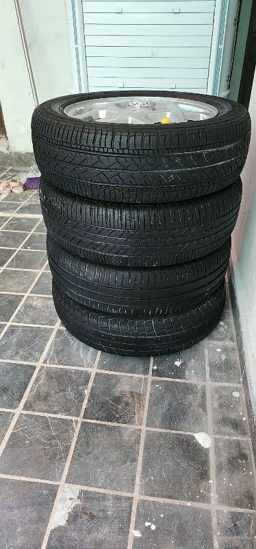 Original Alloyrims and tyres R-13wagonr ganiune alloyrims 4