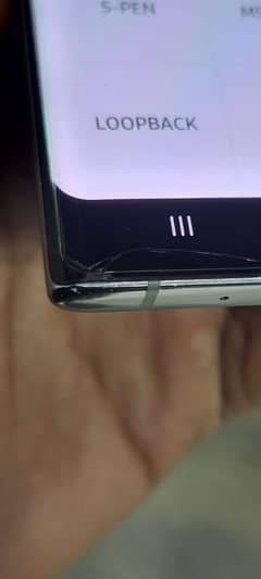 samsung note 10 minor brake