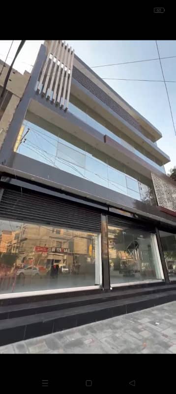 7 Marla 4 Storey Corner Plaza On Main Gurumangat Road Gulberg 1