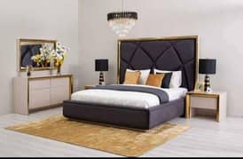 luxury style brand New bed set use high quality material