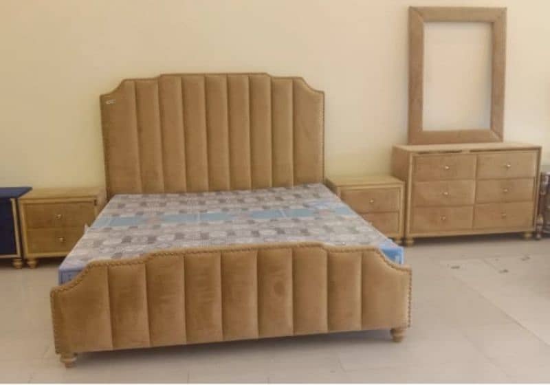 luxury style brand New bed set use high quality material 4