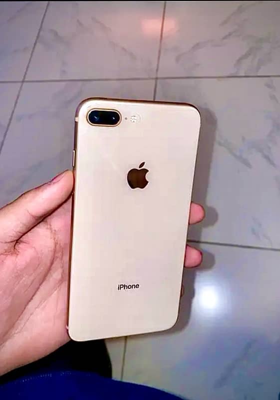 IPHONE 8 PLUS OFFICIALLY PTA APPROVED WATER PACK PHONE GOLD COLOUR 1