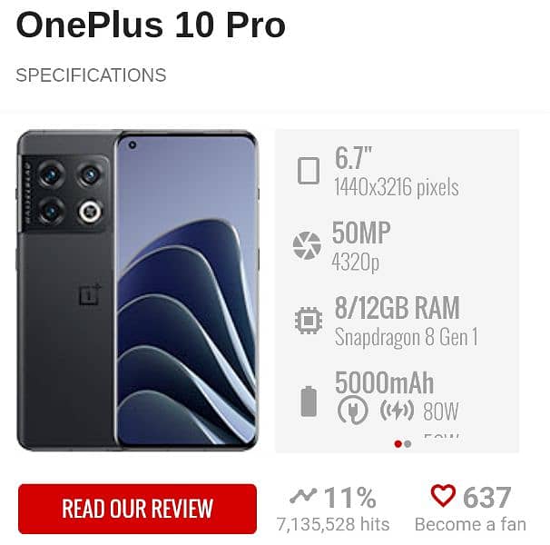 One plus 10pro 8/128 3