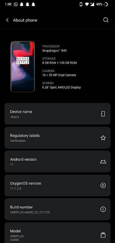 Oneplus 6 | 8/128gb | Home Used 4