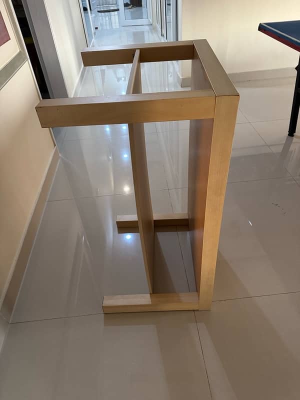 tv trolly in paper wood from Dubai 3