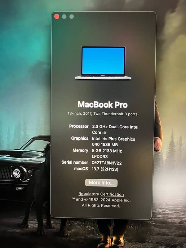 13” Macbook Pro 2017 Complete Box 9.5/10 6