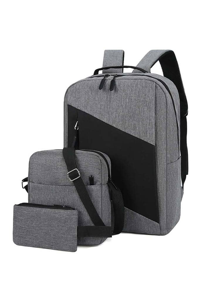 3 Pcs Laptop Bag With USB Port 0