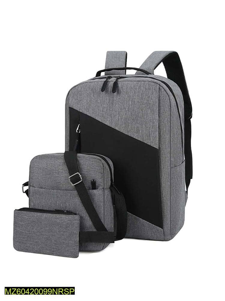 3 Pcs Laptop Bag With USB Port 7