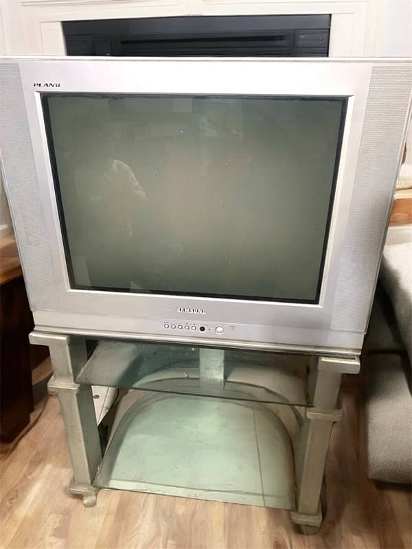 Samsung 29 Inch Tv CRT With Trolley Console 0