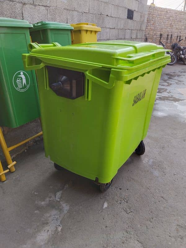 dustbin 660 liter / 660 liter dumpster /garbage trolley /garbage bin 5