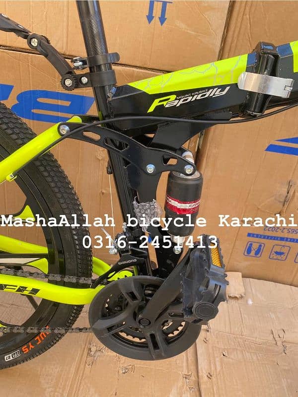 New Foldable Bicycle Imported Brand New loot lo sale Offer 29000 price 2