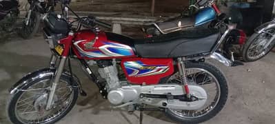 Honda CG 125 2022 Model Red.