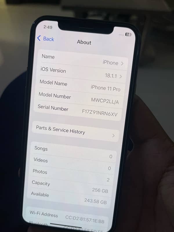 iphone 11 pro | 256 gb | Pta approved 4