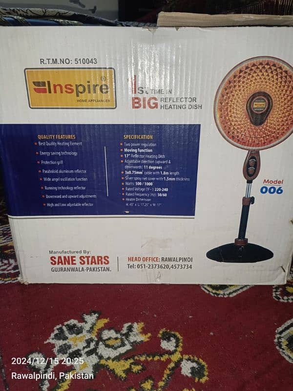 electric heater new condition 4