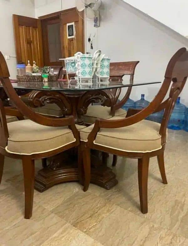 Dining table with Eight chairs 3