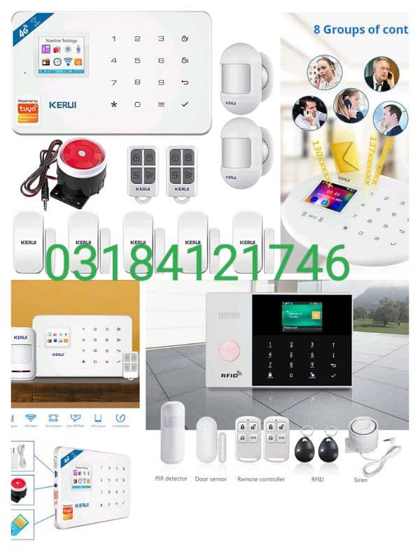 home security burglar alarm system door sensor motion sensor 0