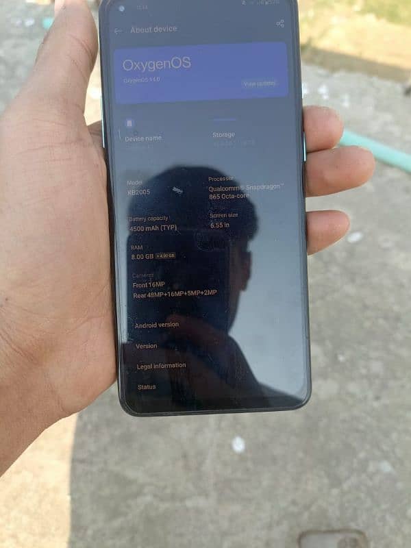 one plus 8t gaming mobile 8/128 processor snapdragon 865 4