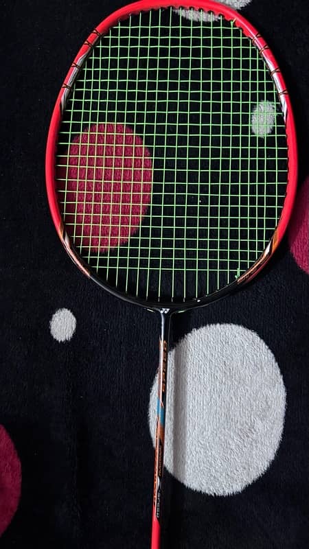 yonex original racket with customise strings 2