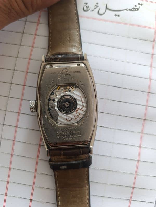 Van Der Bauwede rare man watch 7