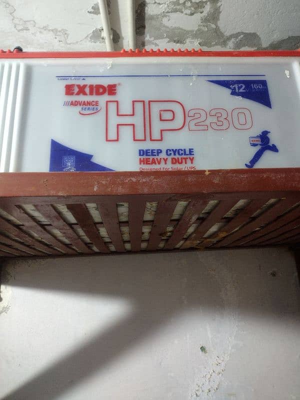 Exide HP 230 batteries and ups inverter 2